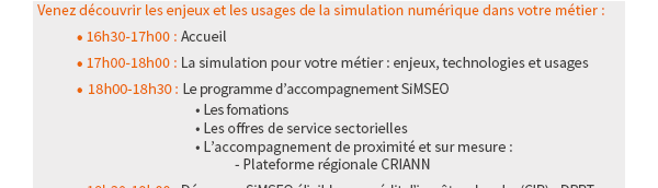 Le programme SiMSEO créé dans le cadre du Programme Investissements d’Avenir